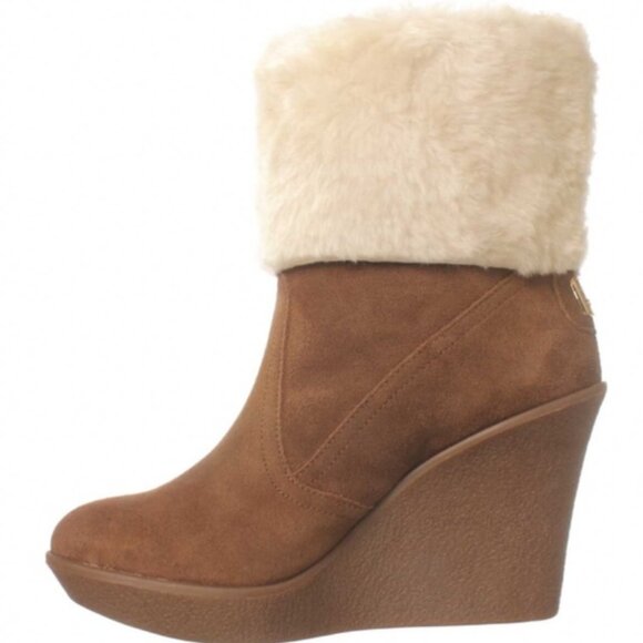 Coach Winona Suede/Shearling Booties - Picture 1 of 12